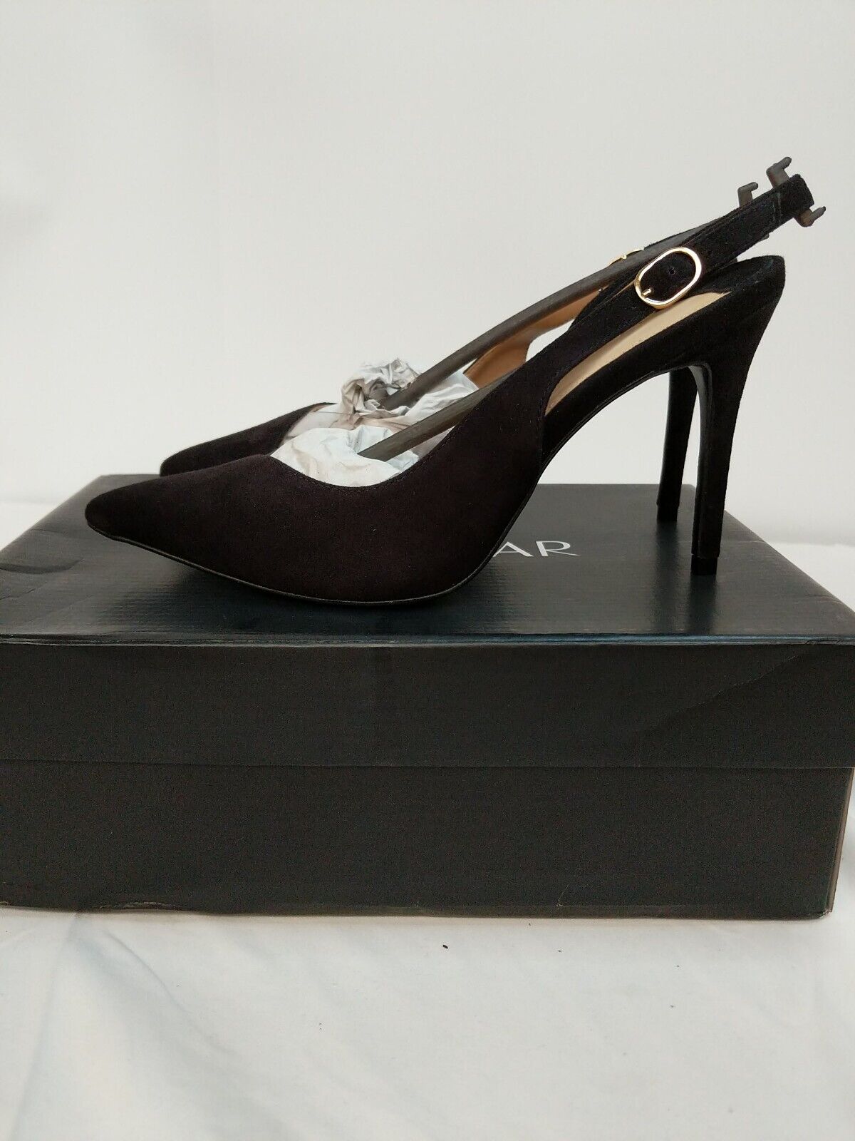 Sosandar Carmen Black Heels Size UK 6 **** VS2