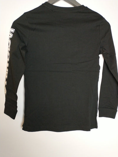 Jack Wills Black Long Sleeve Junior Boys T-Shirt Size 8-9 Years **** V145