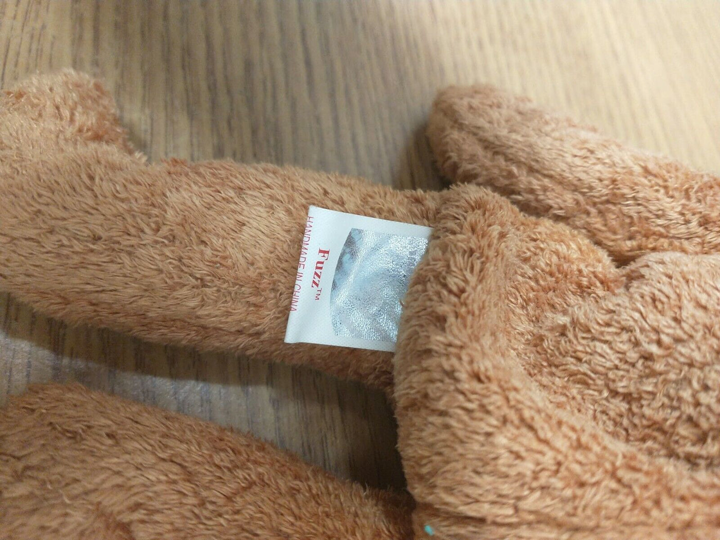 TY Beanie Babies Original Bears - Fuzz Brown Bear. Ref Beanie 1