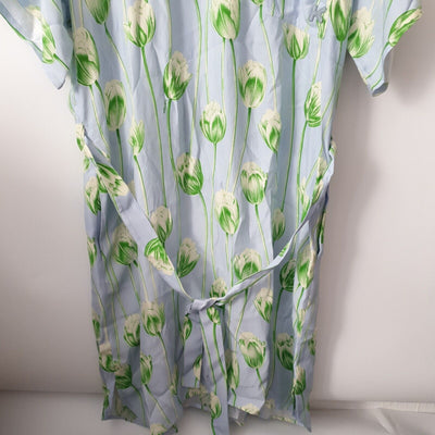 kenzo Printed Shirting Waist Dress Size 42****Ref V40
