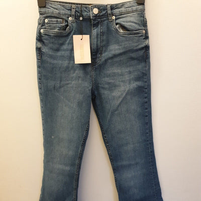 Missguided Blue Flared Jeans Size 12 ****Ref V295