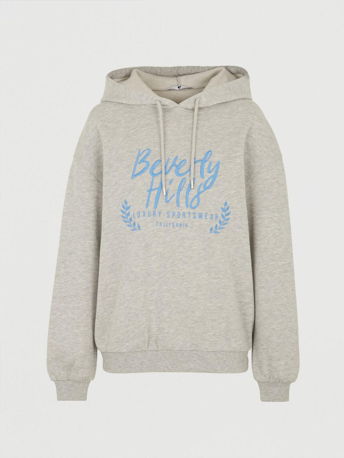 Michelle Keegan Grey Embroidered Hoodie Size 8 **** V398