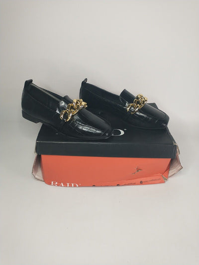 Raid Reena Slip Ons - Black. UK Size 3 **** Ref VS2