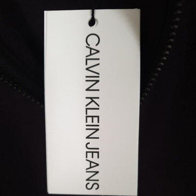 Calvin Klein Jeans Black Fleece Zip Sweatshirt Size L****Ref V24