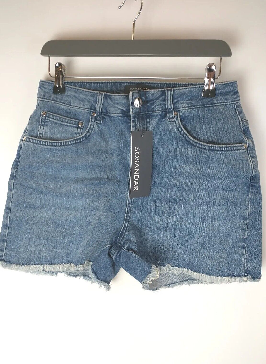 Sosandar Denim Shorts. UK 8 **** Ref V83