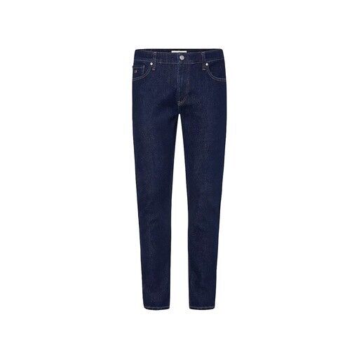 Calvin Klein Slim Rise Denim Jeans - Rise Blue. UK V532