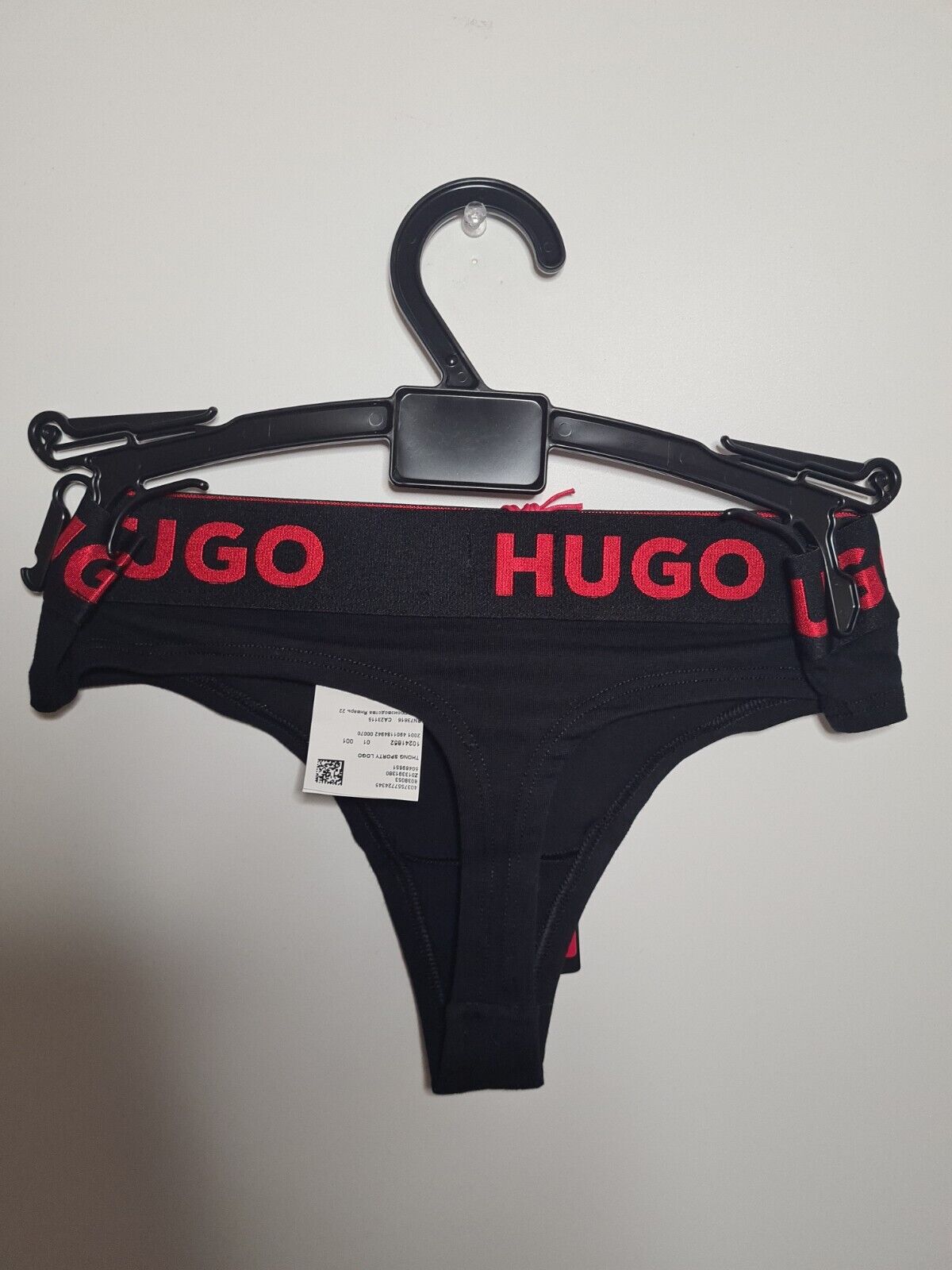 Hugo Boss Black Sporty Logo Thong Size XSmall