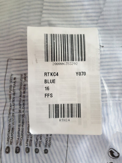 Yours Blue Stripe Shirt Uk16****Ref V548