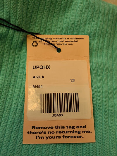 Missguided Oversized Mini Shirt Aqua. UK 12 **** Ref V28