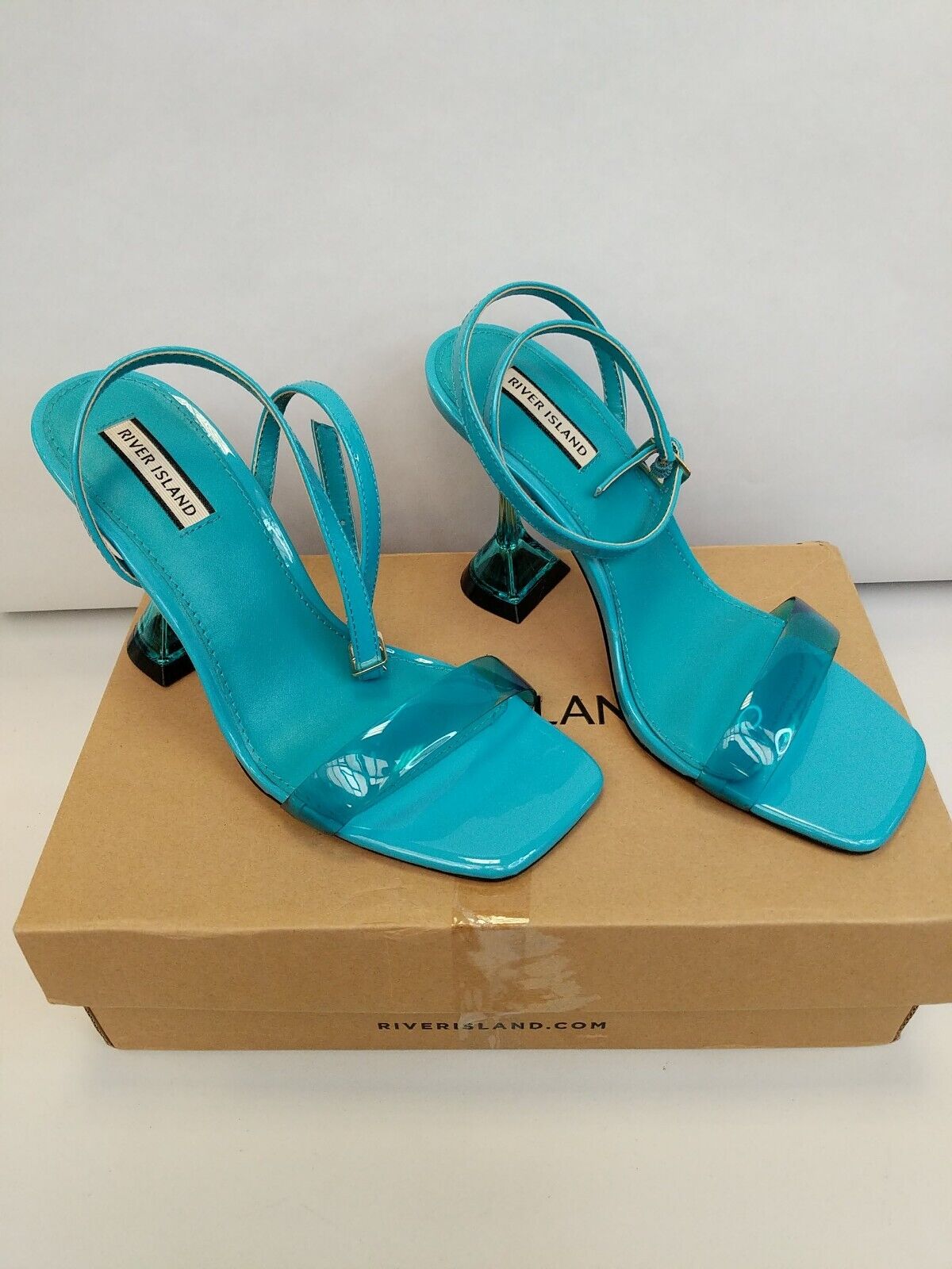 River Island Tyga Heeled Sandals. UK 6 **** VS1