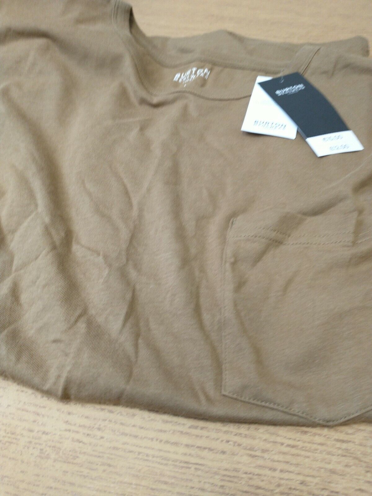 Burton Mens LS Large Top. Brown. New Ref Y31