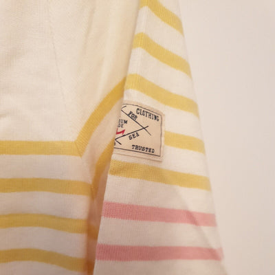 Joules Harbour Multi Stripe Long Sleeve Top UK Size 10 ****Ref V369