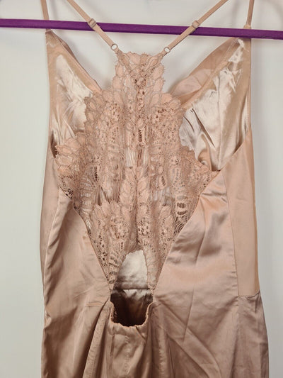 Chi Chi Trey Bridesmaid Dress - Champagne. Size 12.