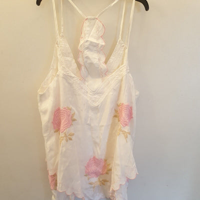 Free People Floral Sleeveless Blouse. UK Small ****Ref V180
