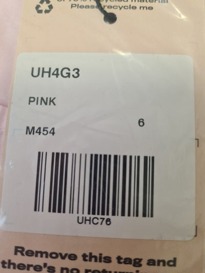 Missguided Frill Smock Pink Dress. UK Size 6 ****Ref V165