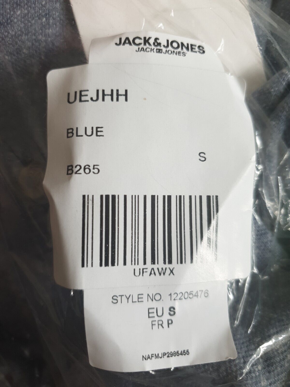 Jack&Jones Blue Polo T-shirt Uk S****Ref V550