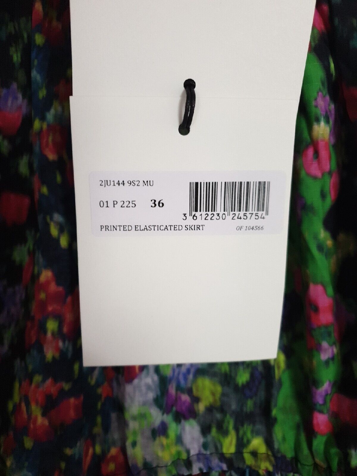 Kenzo Multi Coloured Elasticated Waist Skirt Midi Size 36****Ref V435