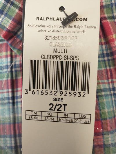 Ralph Lauren Classic Multi Shirt. UK 2 Years **** Ref V29