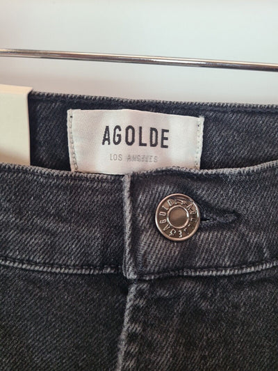 Agolde Toni Slim Fit Womens Black Jeans Size W27 **** V83
