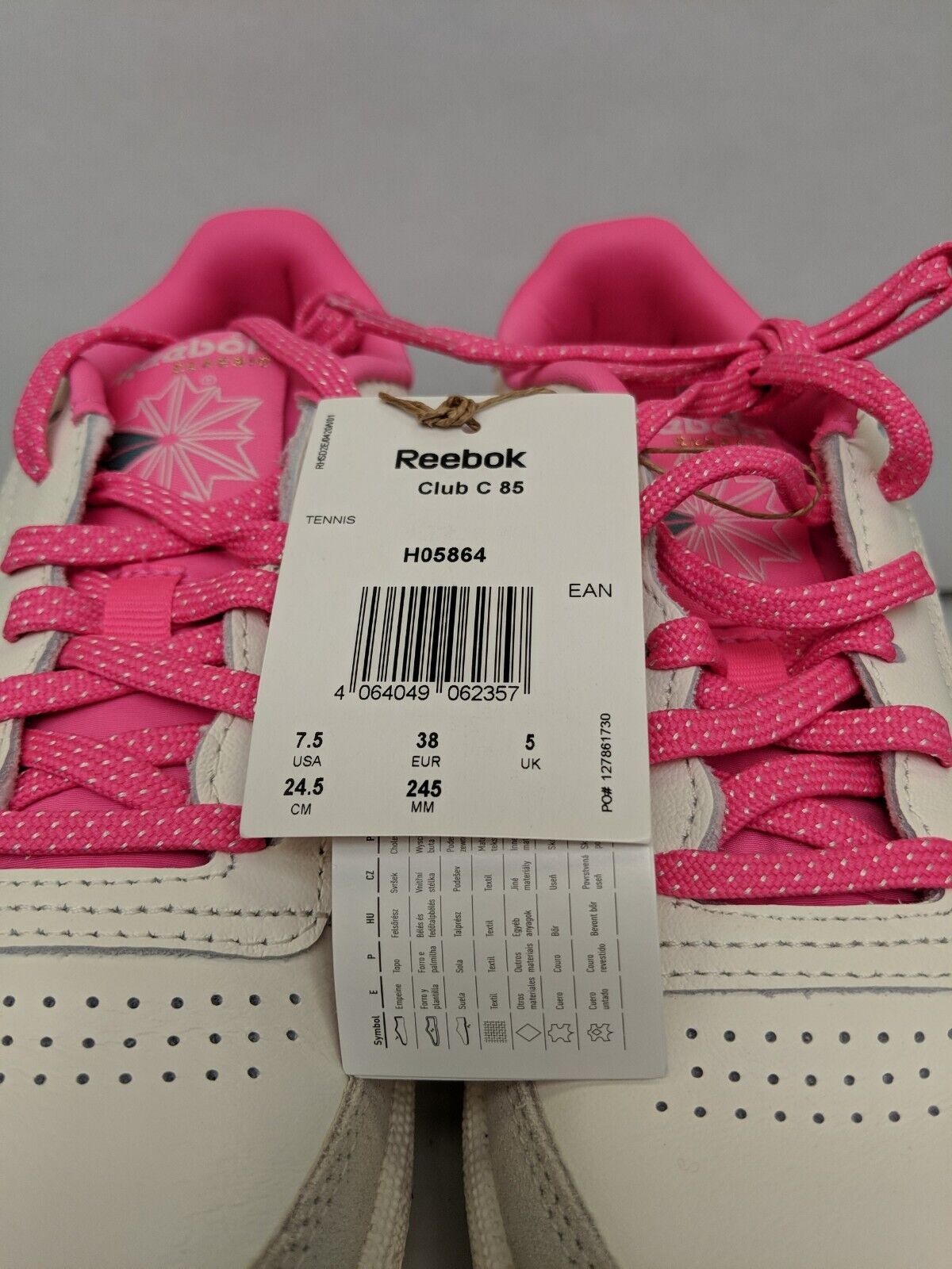 Reebok Club C 85 Women's Trainers Size UK 5 **** VS1