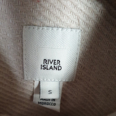 River Island Shirt Ecru Cream Size S****Ref V40