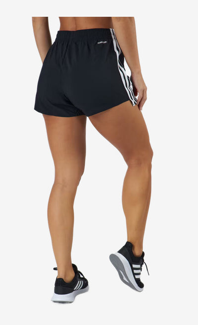 Adidas Training Pacer Three Stripe Woven Shorts. Black. UK M. ****V22