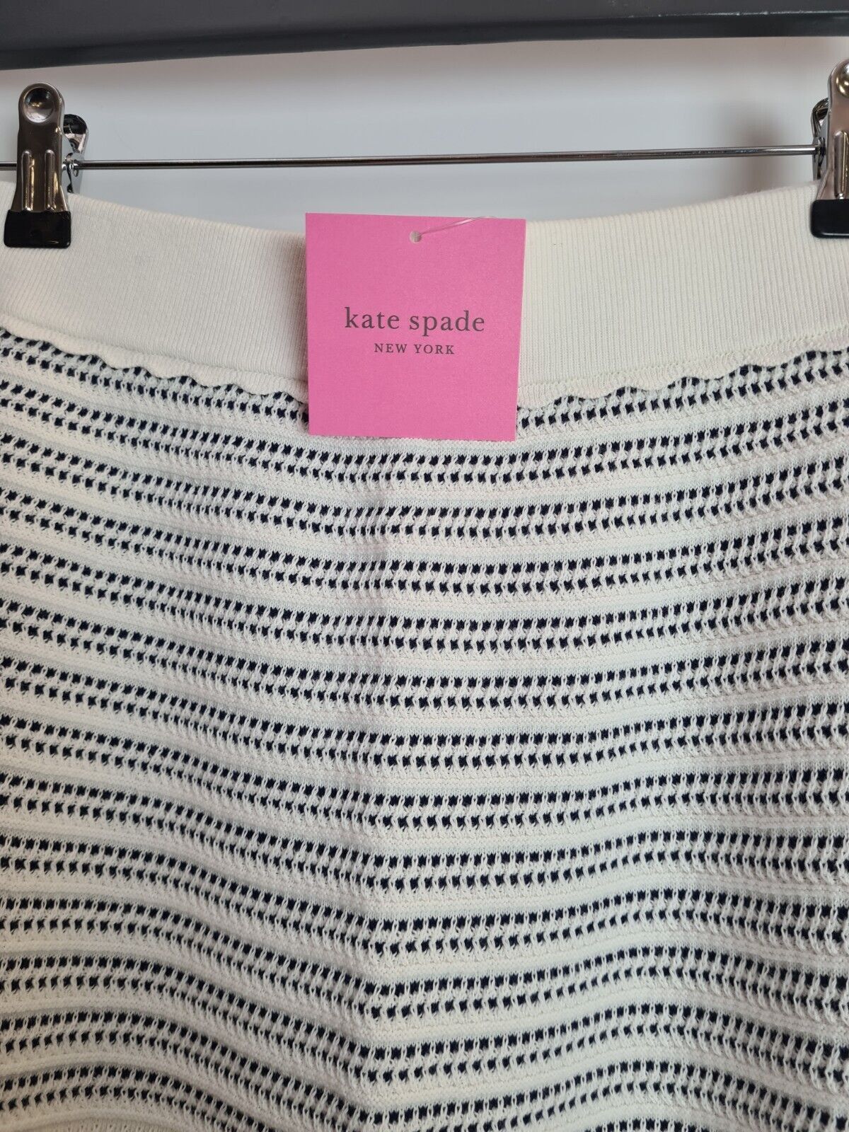 Kate Spade Striped Knit Skirt Size Small **** V220