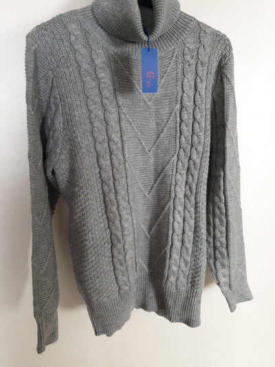 C&jo Roll Neck Jumper Flanelle Size T3 Ref W7