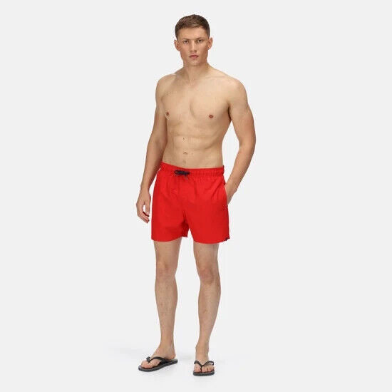 Regatta Men's Mawson III True Red Swim Shorts Size M **** V502