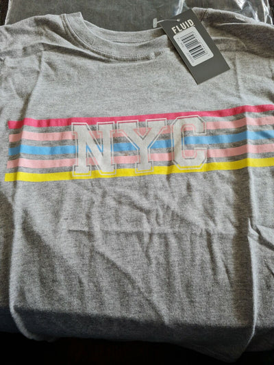 Fluid NYC Girls Tshirt Size 7-8 Years RefSC1