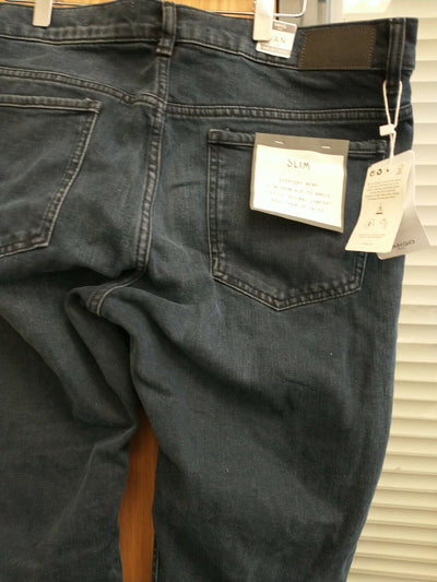 Mangoman JAN Slim Fit Dark Blue Jeans. UK38". New Ref Y19