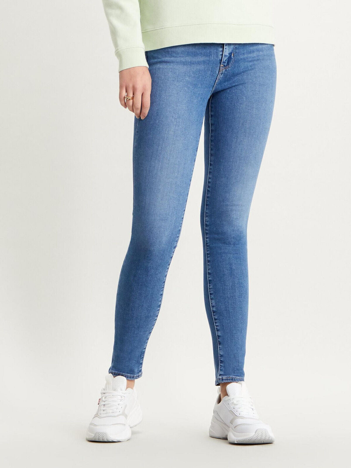 Levi's 721 Blue High Rise Skinny Jean - Rio Hustle Size W28 L30 **** V14