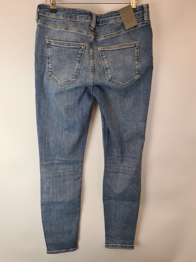 AllSaints Dax Size Me Blue Womens Jeans Size Large **** V31