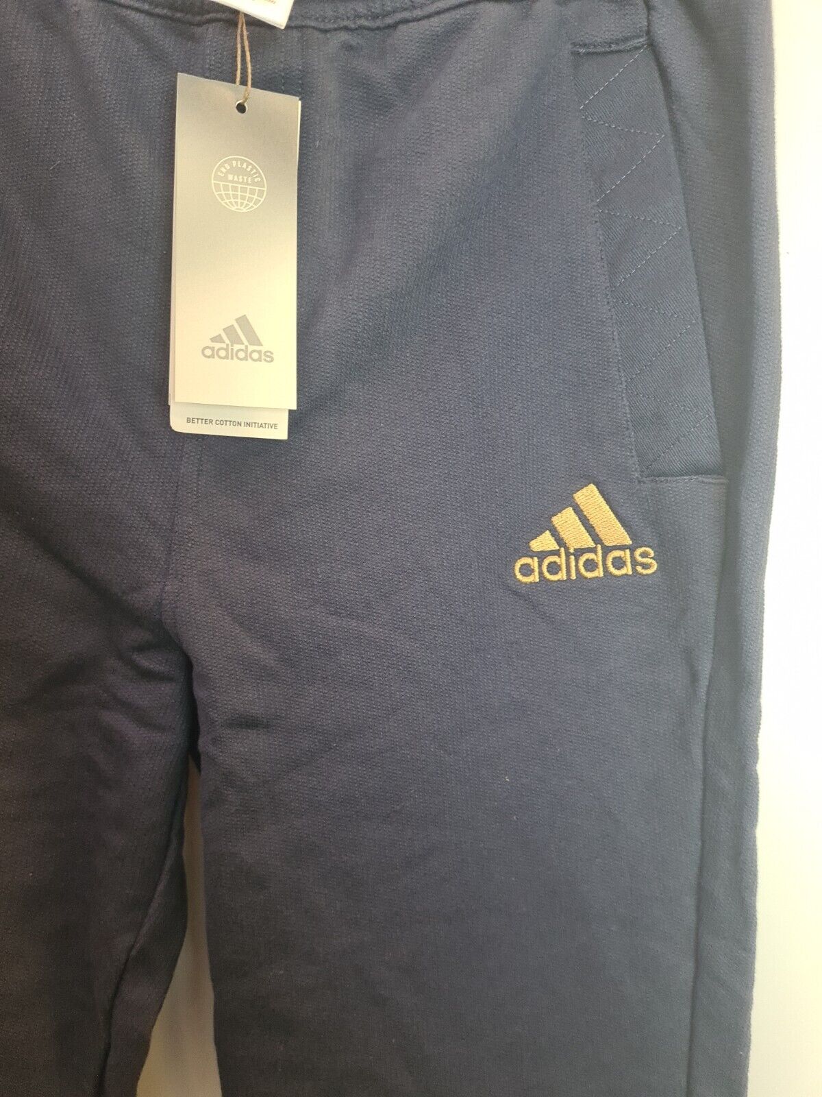 Adidas Boys Tiro 7/8 Navy Tracksuit Bottoms Size 15-16 Years **** V57