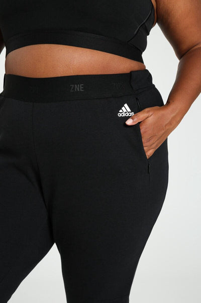 Adidas Womens Z.N.E Black Trousers Size XL *** V501