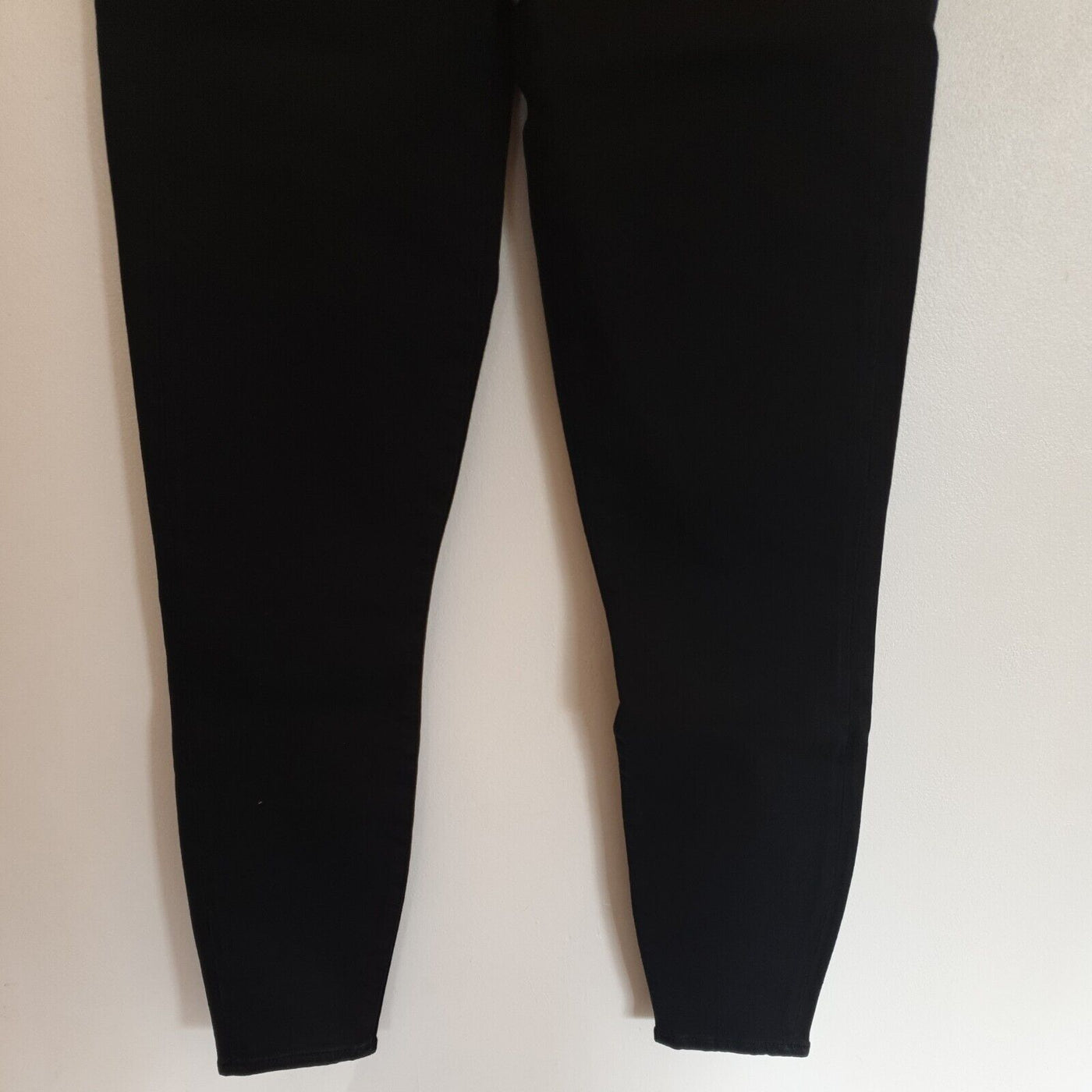 For All Mankind Aubrey Slim Illusion Luxe Gravity Jeans Black Size 26 **** V501
