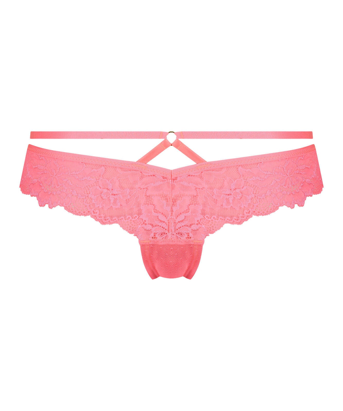Hunkemoller Sosha Pink Brazilian Pants Size 6