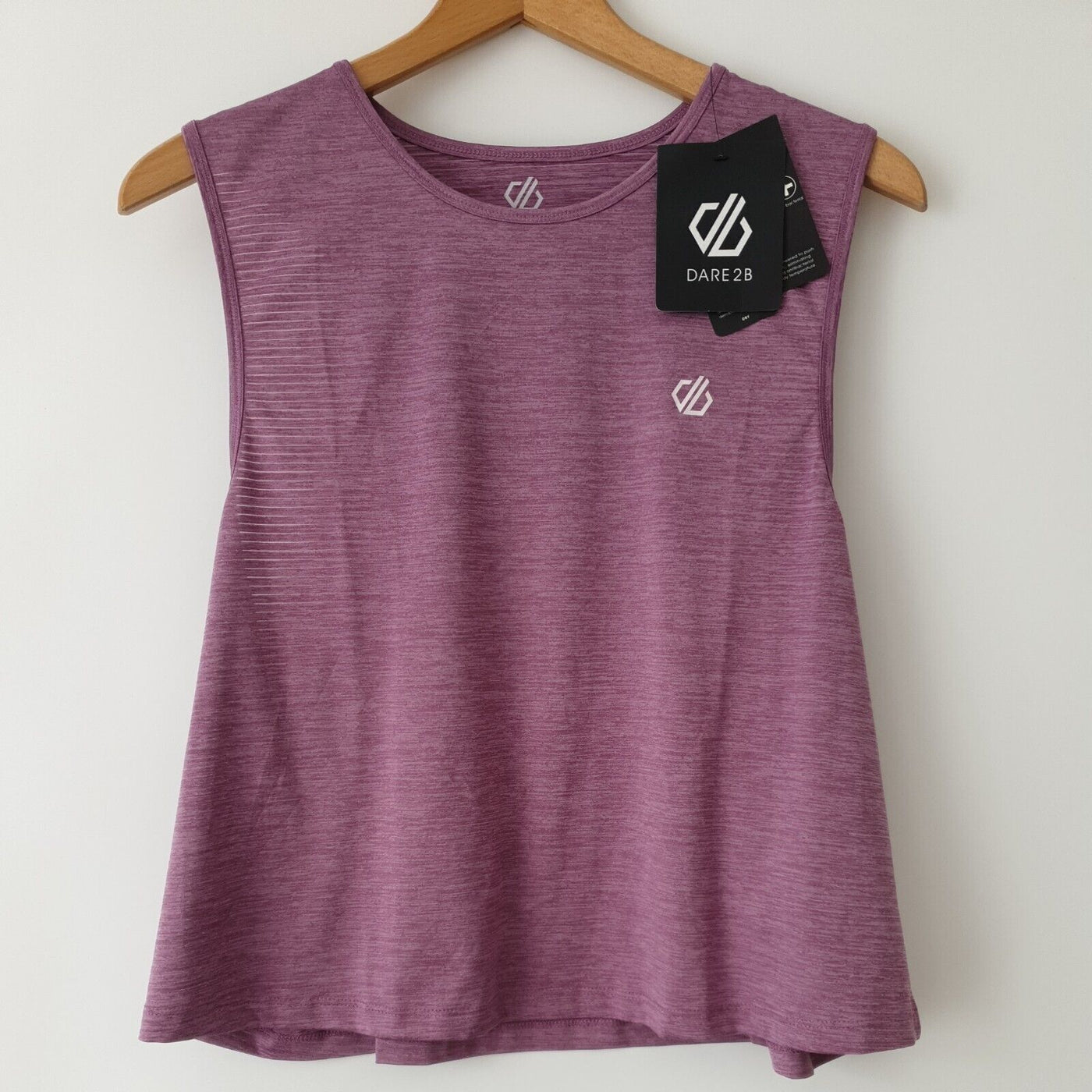 Dare 2b Meditate Crop Top Purple Uk18****Ref V345