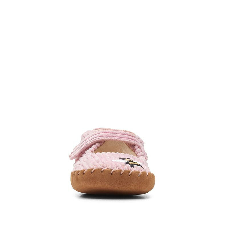 Clarks Baby Halo Pink Cord Shoes Size 0-6 Months **** VS3