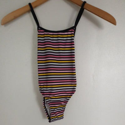 Sonia Rykiel Martinique Accessory Stripe Swimsuit Girls Size 10yrs****Ref V385