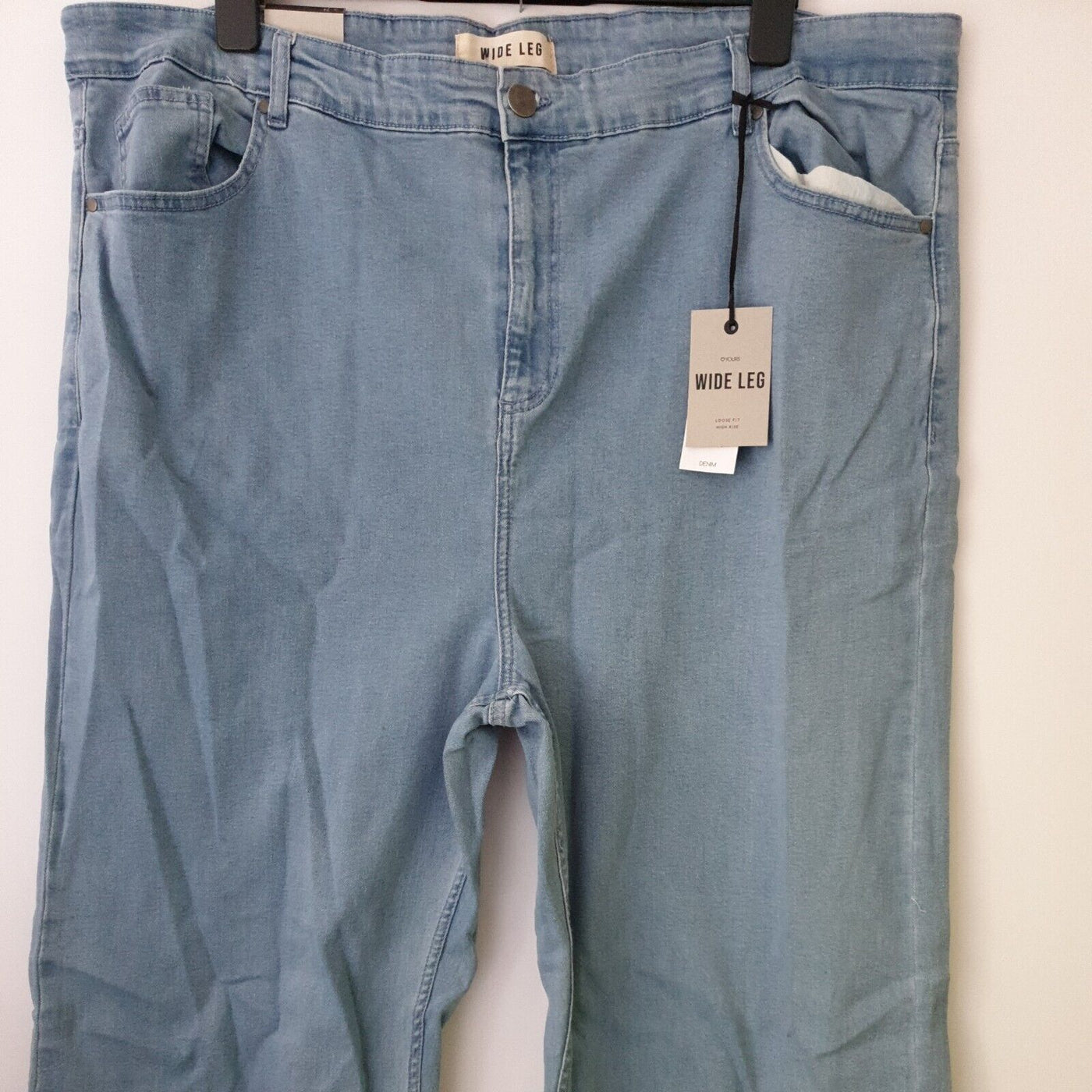 Yours Wide Leg Jeans Loose Fit High Rise Uk24****Ref V26