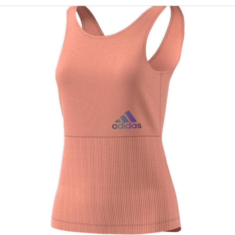 Adidas Aeroready Women's Dusty Pink Tank Top (GS3924) Size Large **** V496