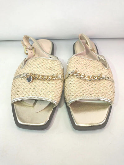 River Island Women's Gold Sandals. Size UK 5 ****Ref VS2