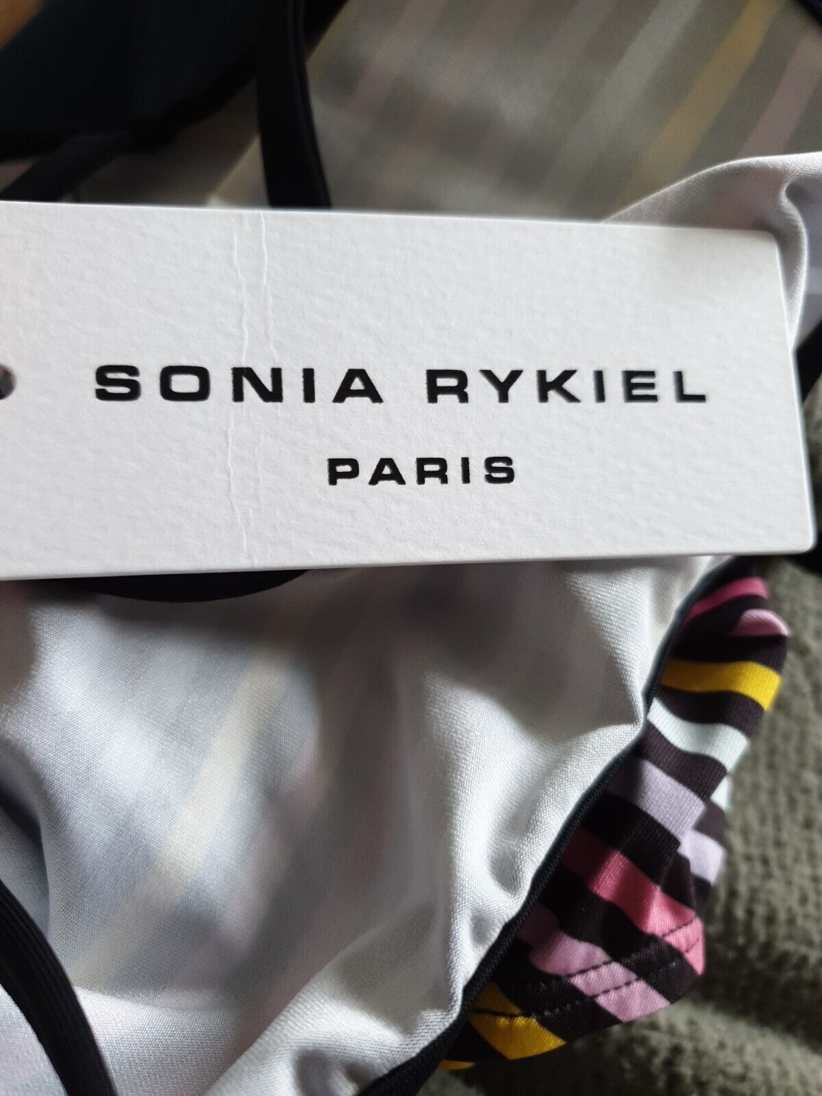 Sonia Rykiel Paris Stripe Swimsuit Size 8yrs****Ref V380