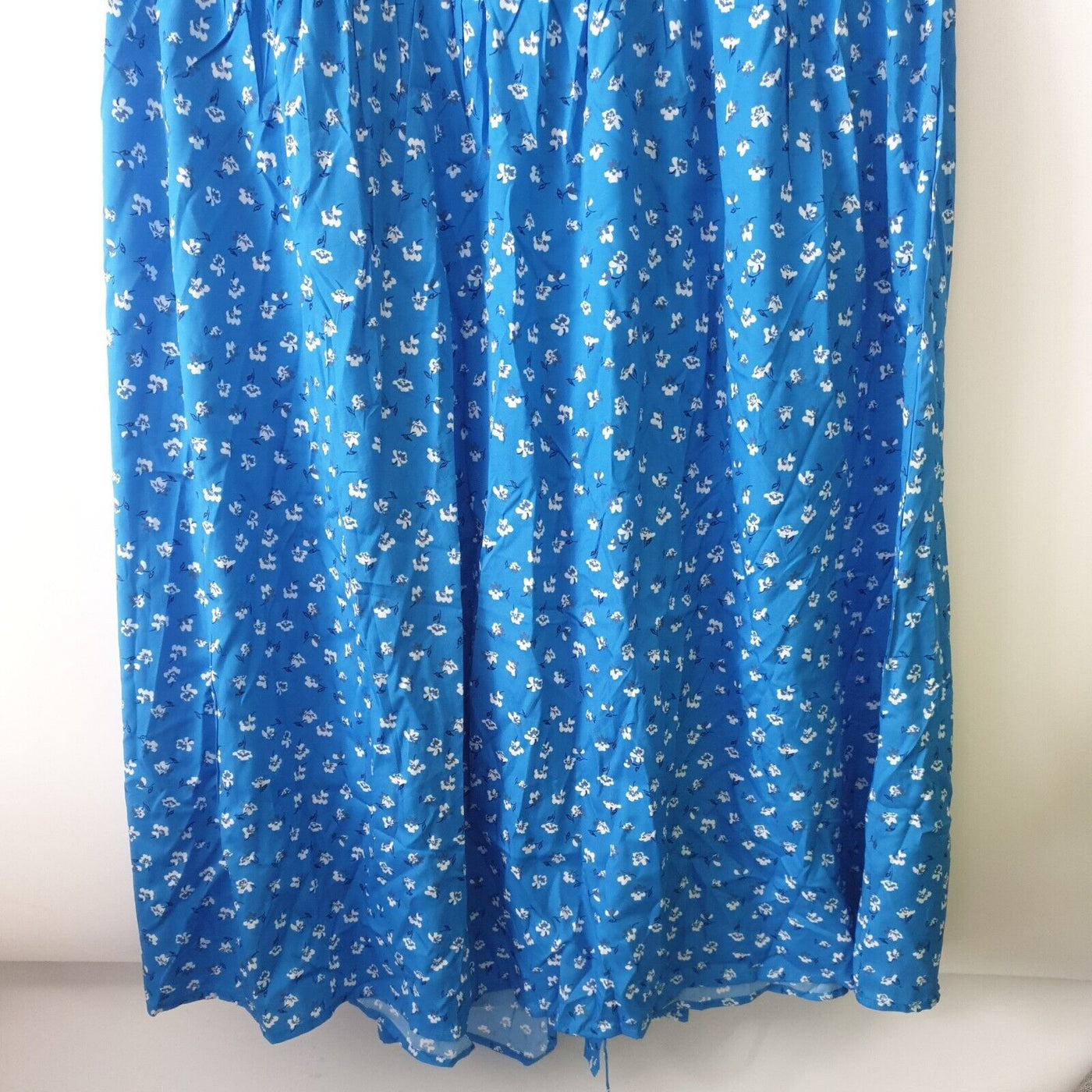 In The Style Floral Blue Midi Wrap Dress Size 14****Ref V26