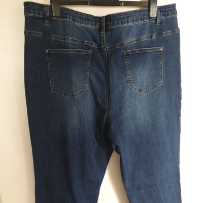 Long Tall Sally Blue Jeans Uk28 36"/92cm****Ref V343