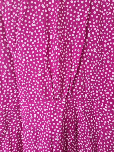 Nobodys Child Curve Alexa Ditsy Print Mini Dress Pink Floral Size 22 **** V252