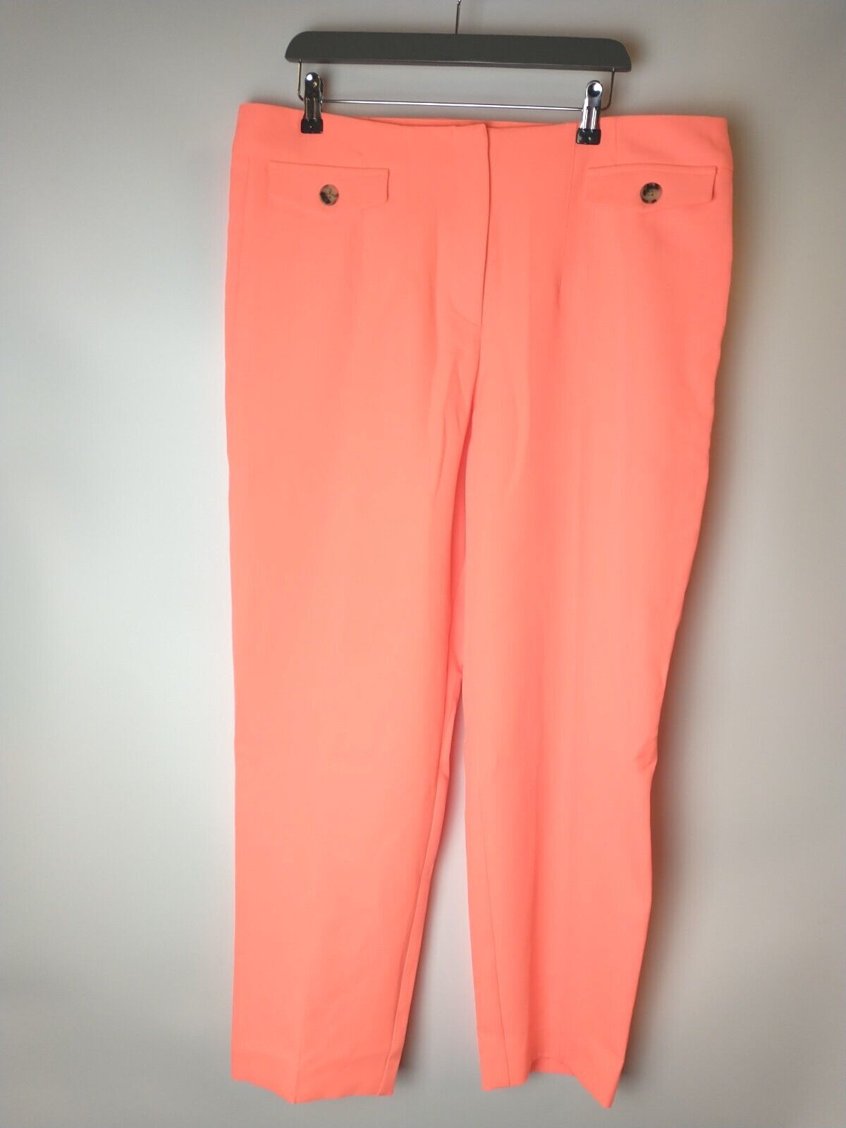 River Island Coral Cigarette Trousers. UK 18 **** Ref V233