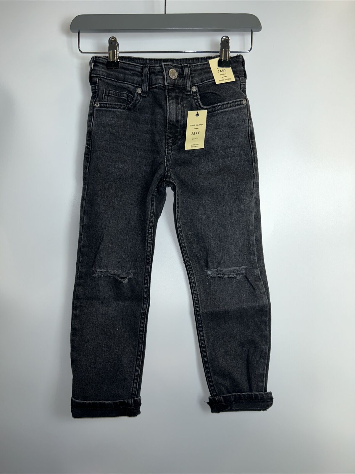 River Island Mini Boys Denim Jeans - Black. UK 5 Years **** Ref V226