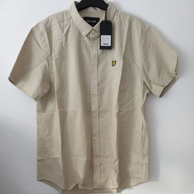 Lyle&scott Short Sleeve Light Weight Slub Oxford Shirt XSmall ****Ref V98